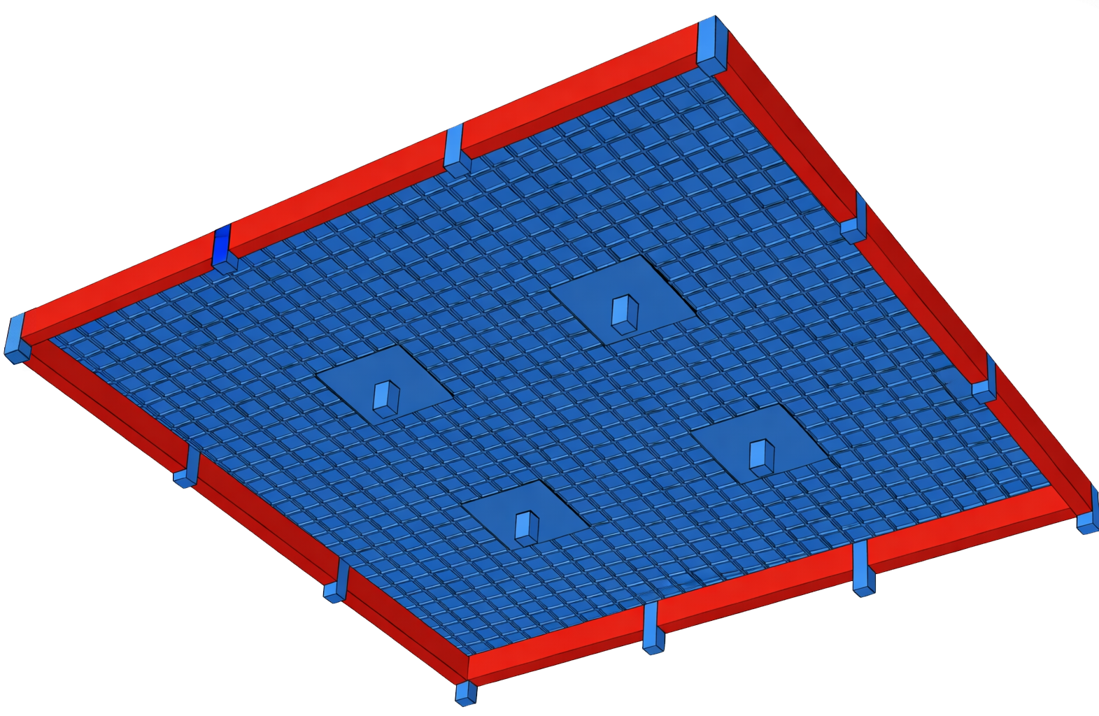 (c) perimeter beam (c) perimeter beam